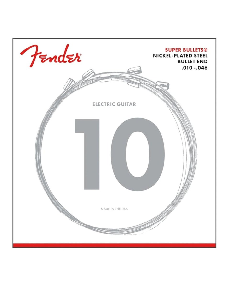 Fender Super Bullets Nickel Plated Guitar Strings 10s - Pedal Jungle