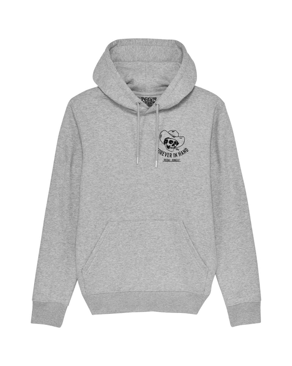 Forever In Hand Organic Vegan Hooded Top Grey - Pedal Jungle