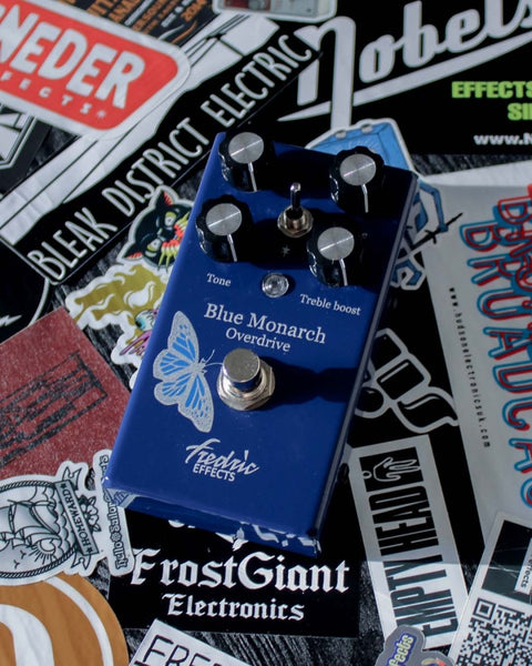 Fredric Effects Blue Monarch Overdrive FX Pedal - Pedal Jungle