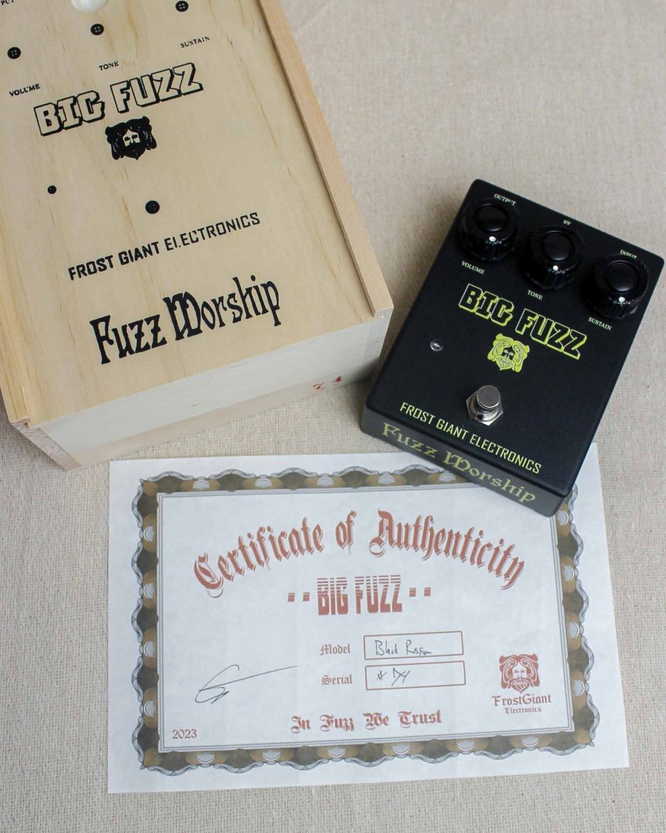 Frost Giant Electronics Big Fuzz FX Pedal [Black Russian] - Pedal Jungle