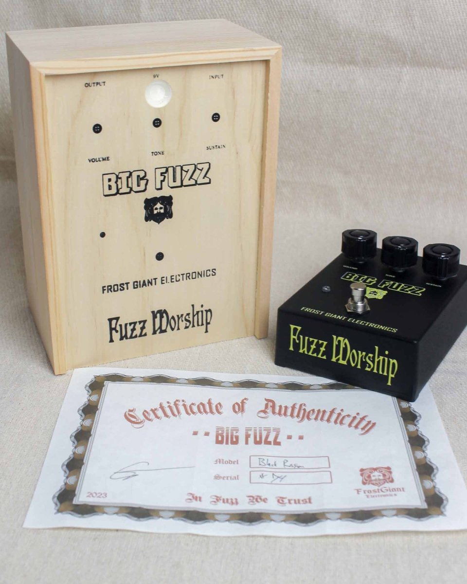 Frost Giant Electronics Big Fuzz FX Pedal [Black Russian] - Pedal Jungle