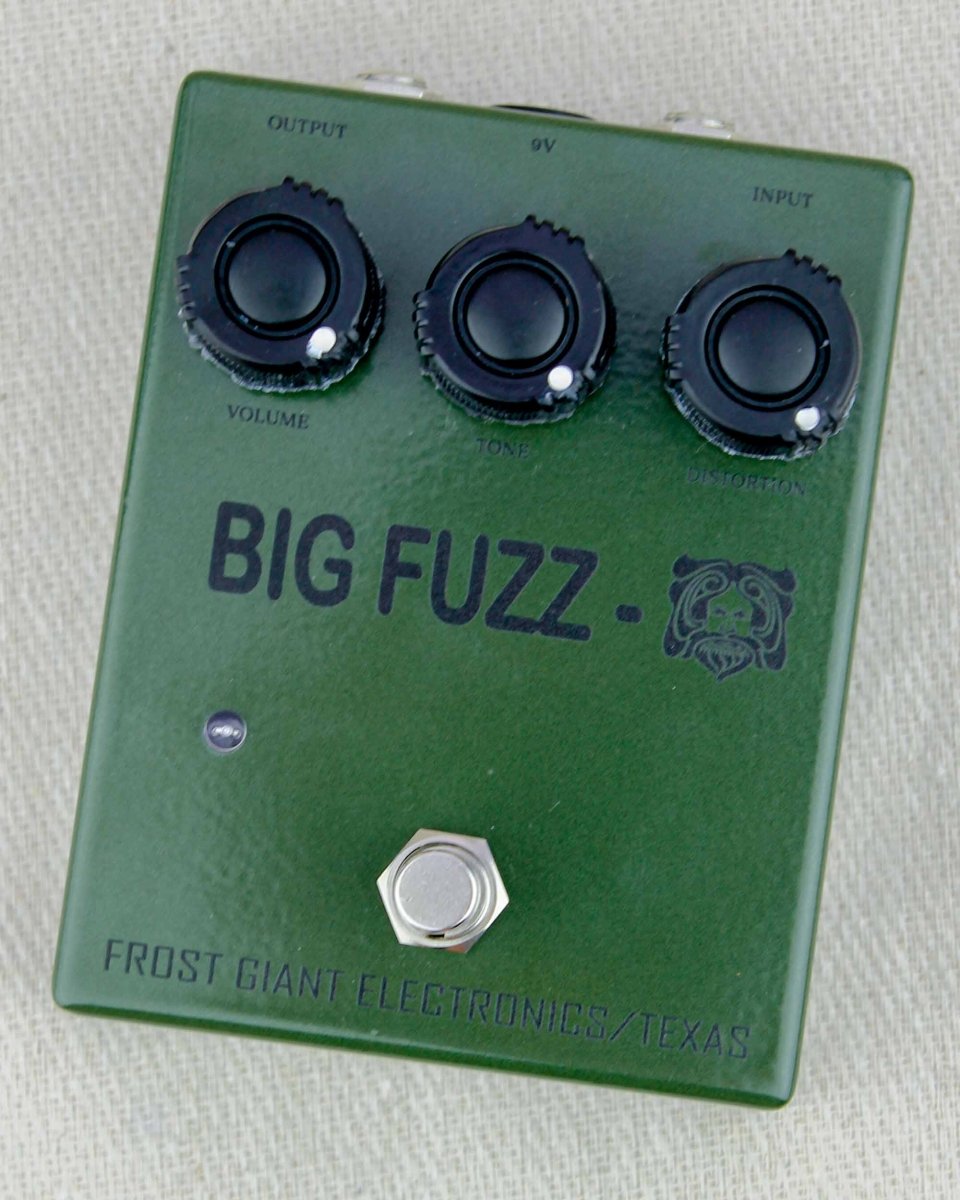 Frost Giant Electronics Big Fuzz FX Pedal [Green Bubble] - Pedal Jungle