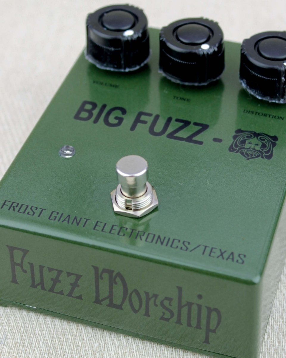 Frost Giant Electronics Big Fuzz FX Pedal [Green Bubble] - Pedal Jungle