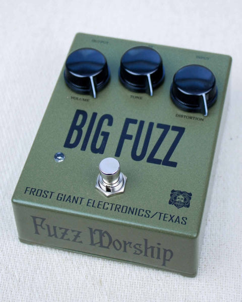 Frost Giant Electronics Big Fuzz FX Pedal [Tall Font Green Bubble] - Pedal Jungle