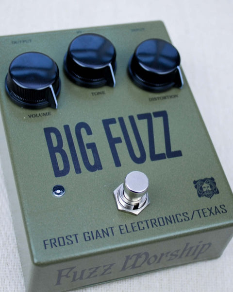 Frost Giant Electronics Big Fuzz FX Pedal [Tall Font Green Bubble] - Pedal Jungle