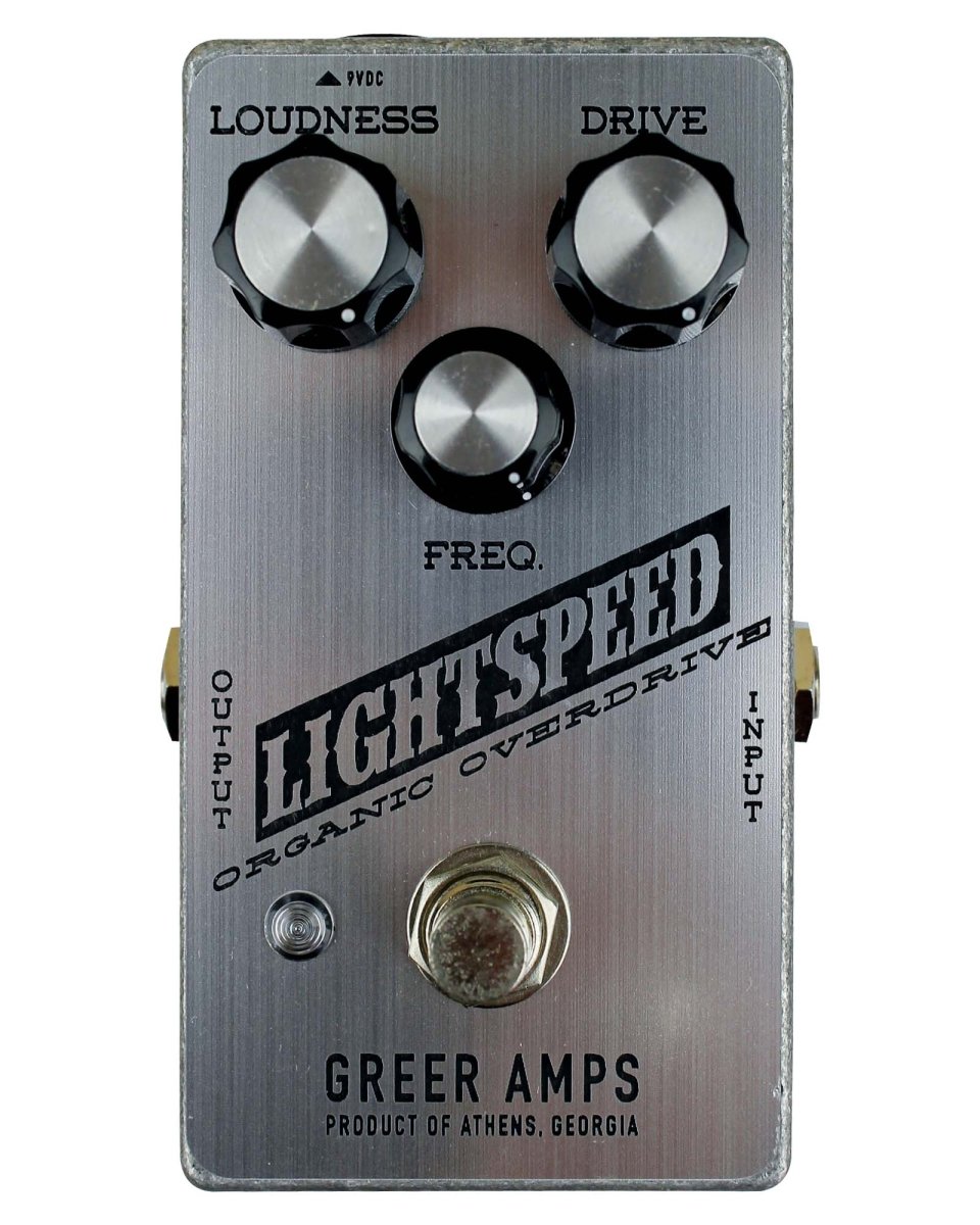 Greer Amps Lightspeed Organic Overdrive FX Pedal [Moonshot Silver] - Pedal Jungle