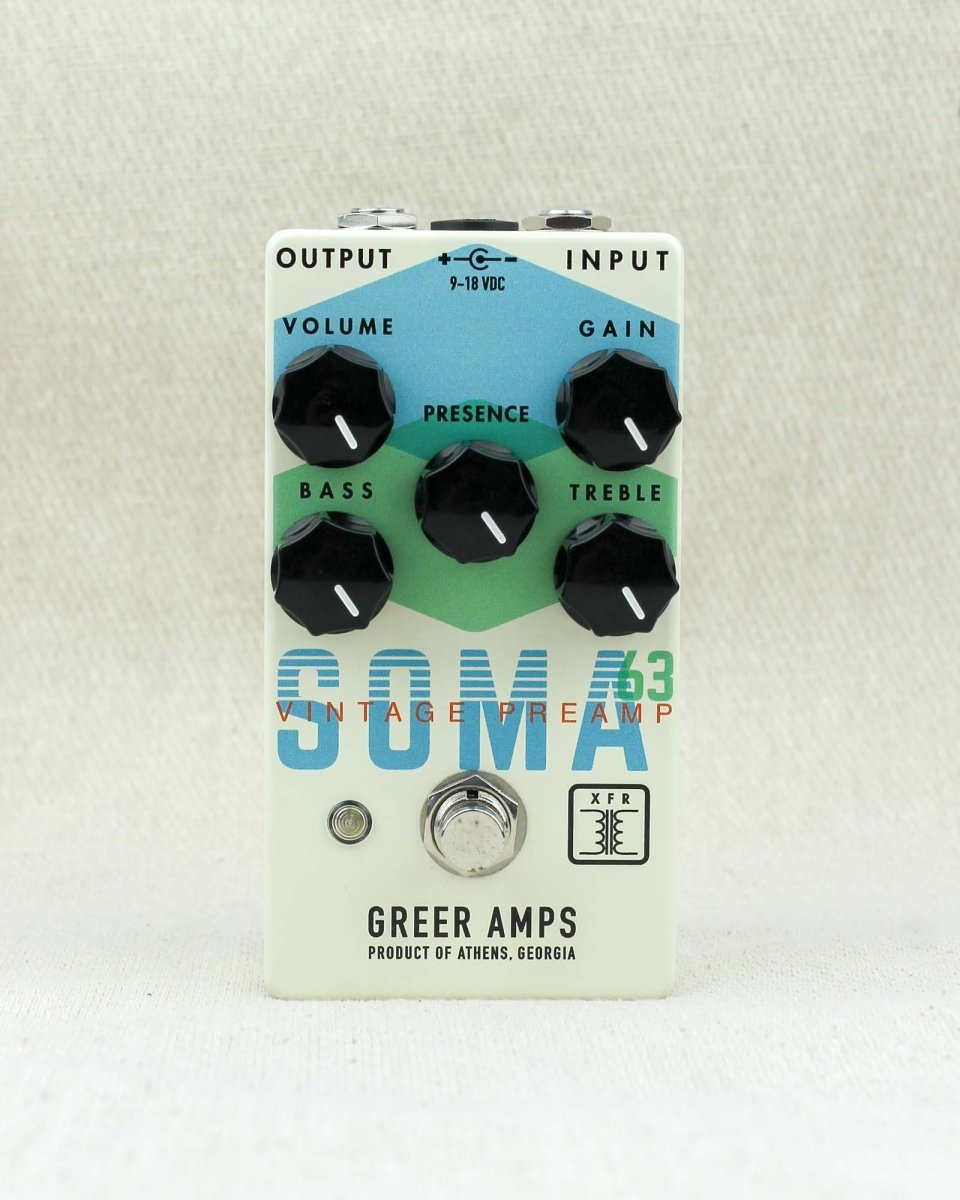 Greer Amps Soma 63 Vintage Preamp FX Pedal - Pedal Jungle