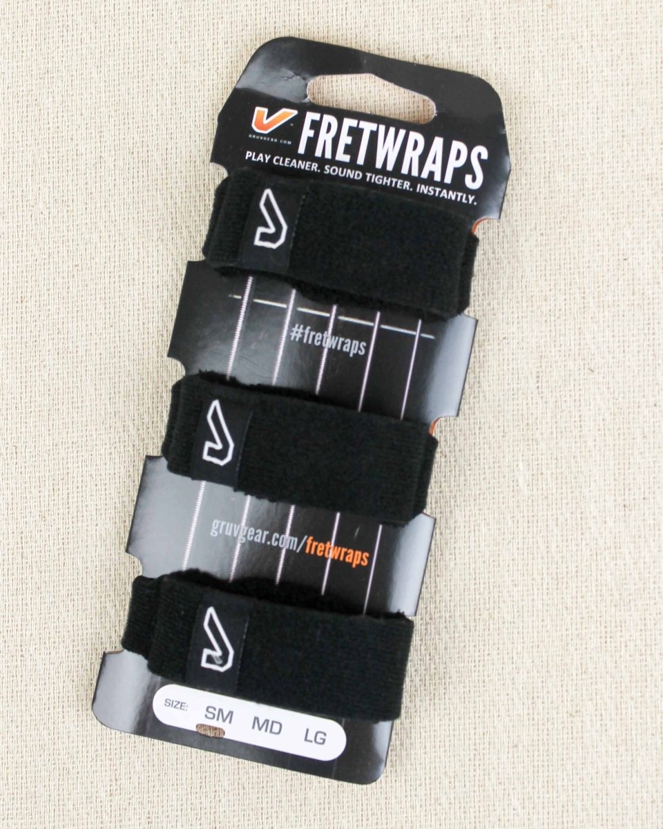 Gruv Gear Fretwraps String Muters 3 - Pack [Black] - Pedal Jungle