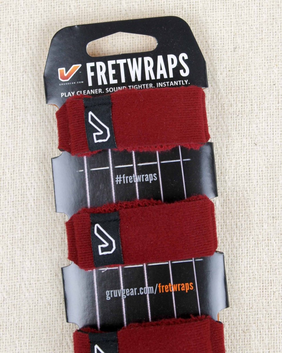 Gruv Gear Fretwraps String Muters 3 - Pack [Red] - Pedal Jungle