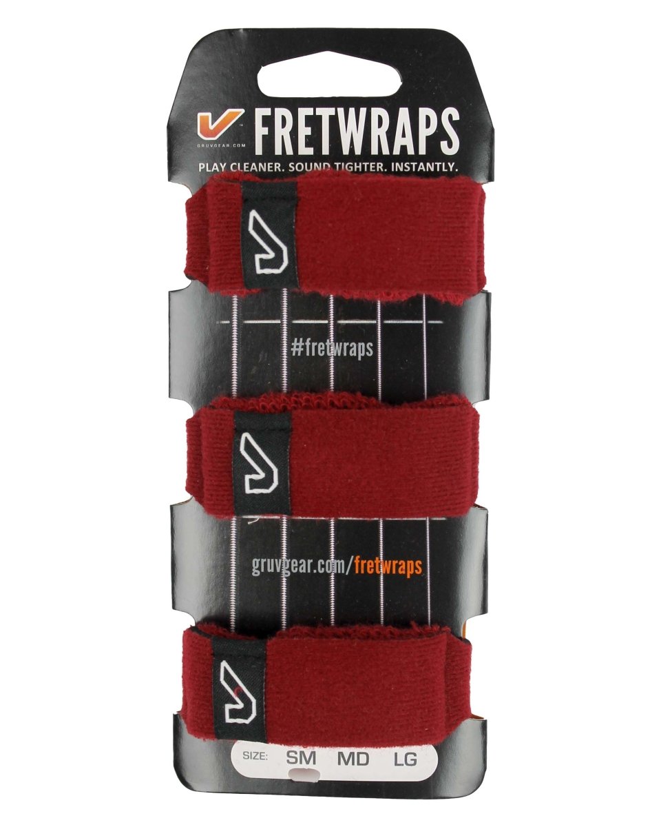 Gruv Gear Fretwraps String Muters 3 - Pack [Red] - Pedal Jungle