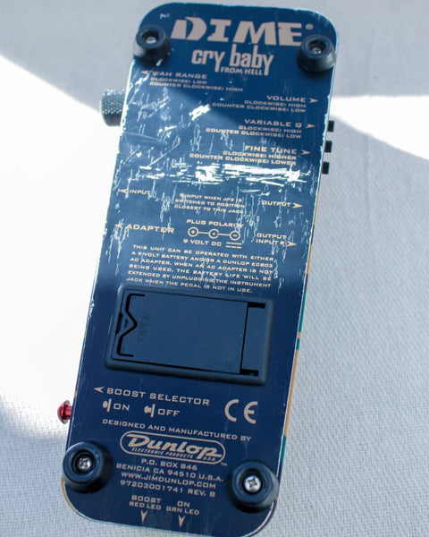 Jim Dunlop Dimebag Cry Baby From Hell Wah FX Pedal [Used] - Pedal Jungle