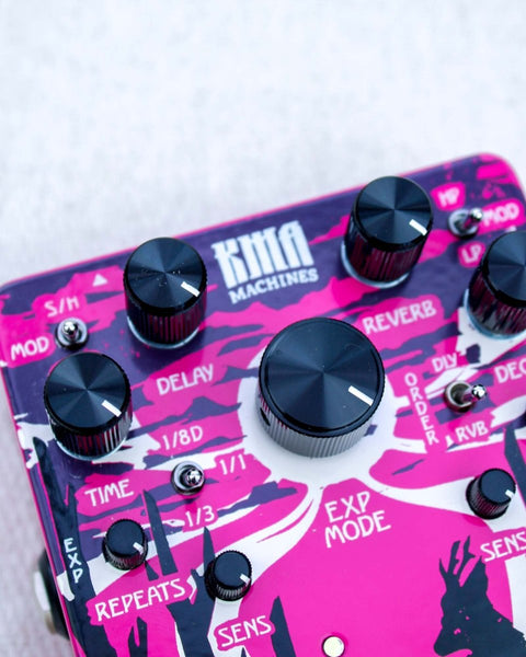 KMA Machines Cirrus Spatial - Temporal Modifier Reverb & Delay Limited Pink FX Pedal [Used] - Pedal Jungle