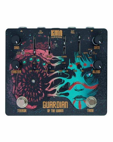 KMA Machines Guardian Of The Wurm Distortion & Noise Gate FX Pedal - Pedal Jungle