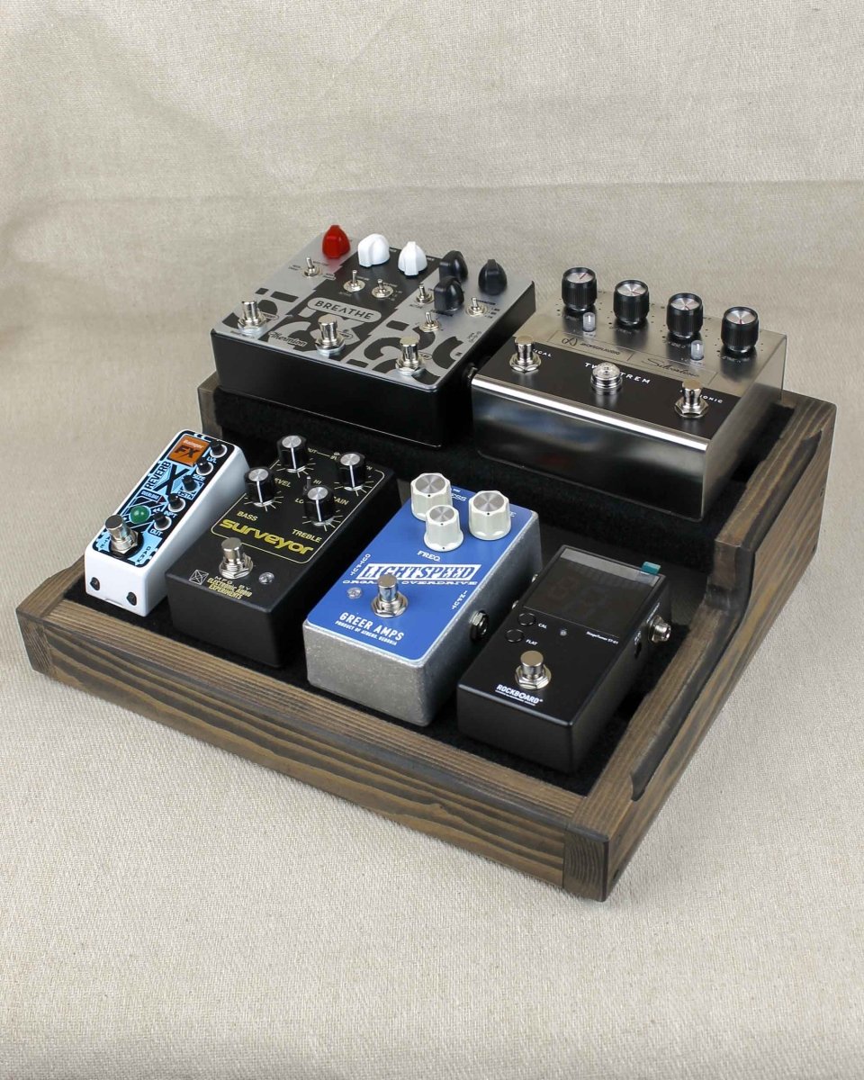 MarcusDluxe Handmade Tiered Pedal Board [Custom Batch] - Pedal Jungle