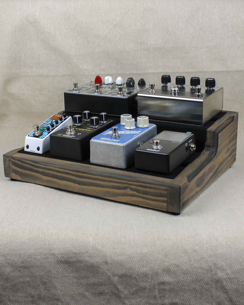 MarcusDluxe Handmade Tiered Pedal Board [Custom Batch] - Pedal Jungle