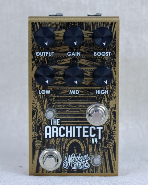 Matthews Effects The Architect V4 Overdrive Gold FX Pedal [Used] - Pedal Jungle