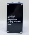 Montreal Assembly Count to 5 Delay Sampler Black/White FX Pedal [Custom Batch 003] - Pedal Jungle