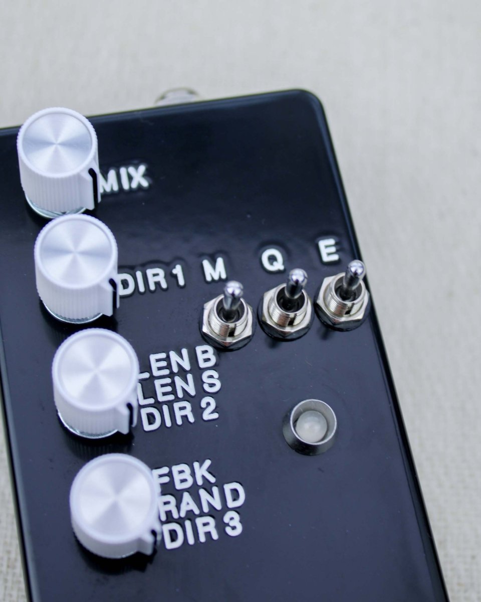 Count to 5 Delay Sampler Black/White FX Pedal | Montreal Assembly