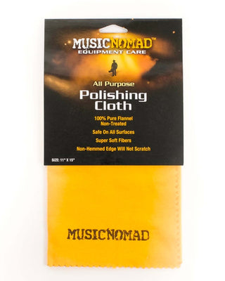 MusicNomad 100% Flannel Polishing Cloth - Pedal Jungle