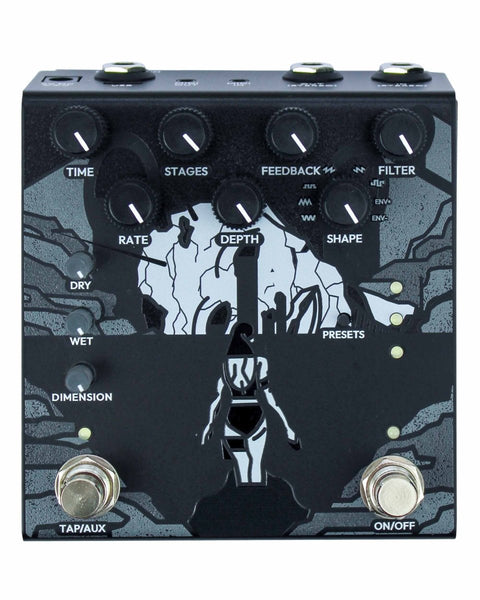 Old Blood Noise Endeavors Bathing Liminal Delay FX Pedal [Ink] - Pedal Jungle