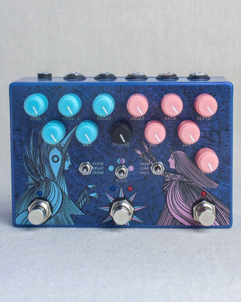 Old Blood Noise Endeavors Dark Light Dual Reverb FX Pedal [Blueberry Dusk] - Pedal Jungle