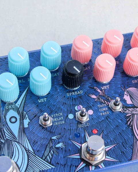 Old Blood Noise Endeavors Dark Light Dual Reverb FX Pedal [Blueberry Dusk] - Pedal Jungle