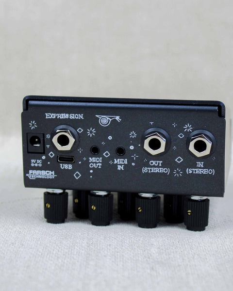alphascape pedal Dark Star Stereo Reverb FX Pedal | Black