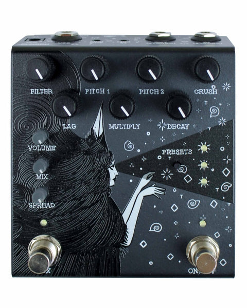 Dark Star Stereo Reverb FX Pedal | Black | Old Blood Noise