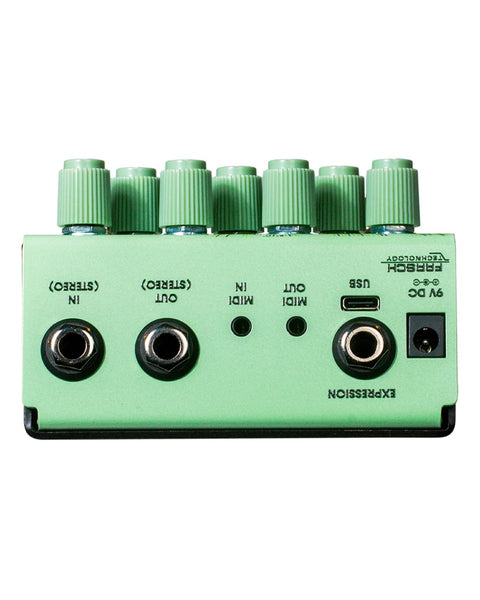 Old Blood Noise Endeavors Parting Glitch Delay Reverb Crushing Modulation Device FX Pedal [Green] - Pedal Jungle