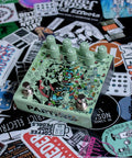 Old Blood Noise Endeavors Parting Glitch Delay Reverb Crushing Modulation Device FX Pedal [Green] - Pedal Jungle