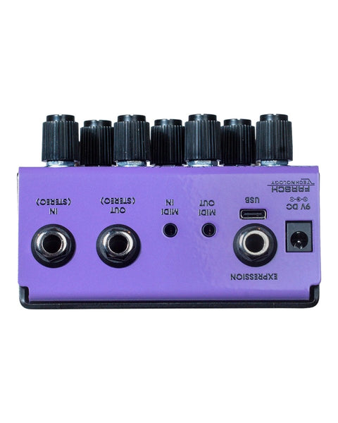 Old Blood Noise Endeavors Parting Glitch Delay Reverb Crushing Modulation Device FX Pedal [Purple] - Pedal Jungle
