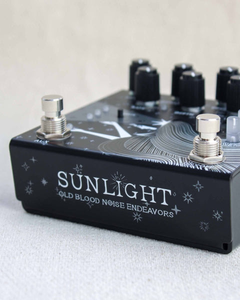 Old Blood Noise Endeavors Sunlight Stereo Modulated Reverb FX Pedal [Black] - Pedal Jungle