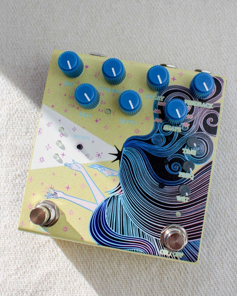 Old Blood Noise Endeavors Sunlight Stereo Modulated Reverb FX Pedal [Yellow] - Pedal Jungle