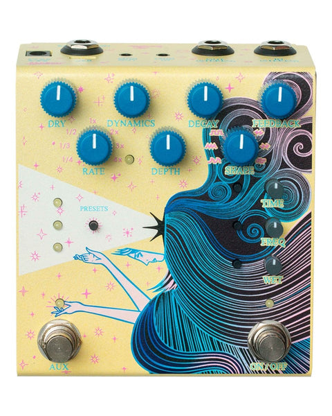 Old Blood Noise Endeavors Sunlight Stereo Modulated Reverb FX Pedal [Yellow] - Pedal Jungle
