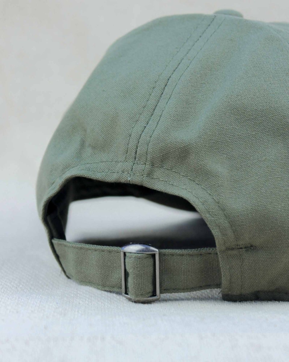 Pedal Jungle Organic Cotton 6 Panel Cap Olive - Pedal Jungle