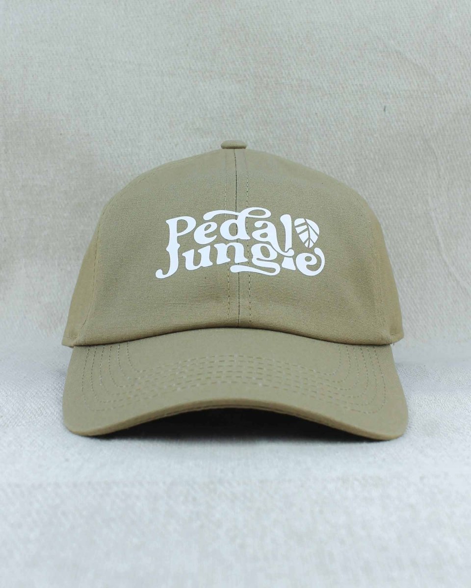 Pedal Jungle Organic Cotton 6 Panel Cap Sand - Pedal Jungle