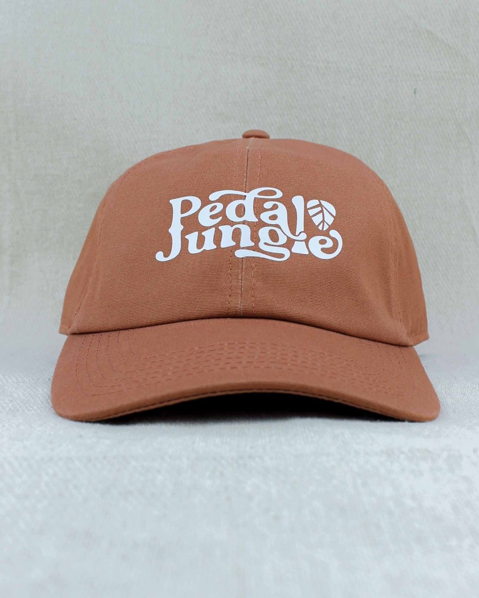 Pedal Jungle Organic Cotton 6 Panel Cap Terracotta - Pedal Jungle