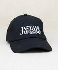 Pedal Jungle Organic Cotton Embroidered 6 Panel Cap Black - Pedal Jungle