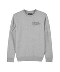 Pedals & Plants Are My Therapy Organic Vegan Sweatshirt Grey - Pedal Jungle