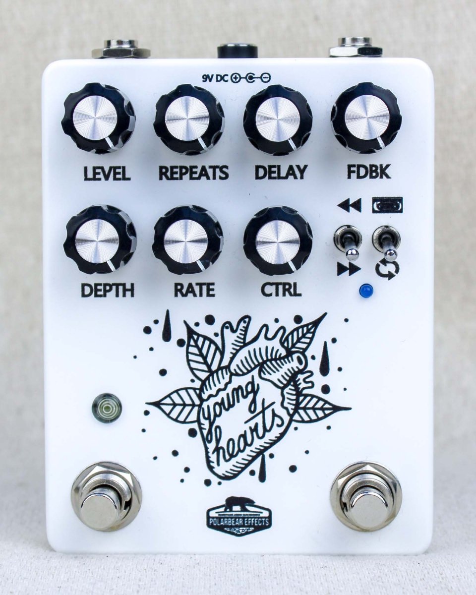 Young Hearts Delay FX Pedal | Polarbear Effects | Used – Pedal Jungle