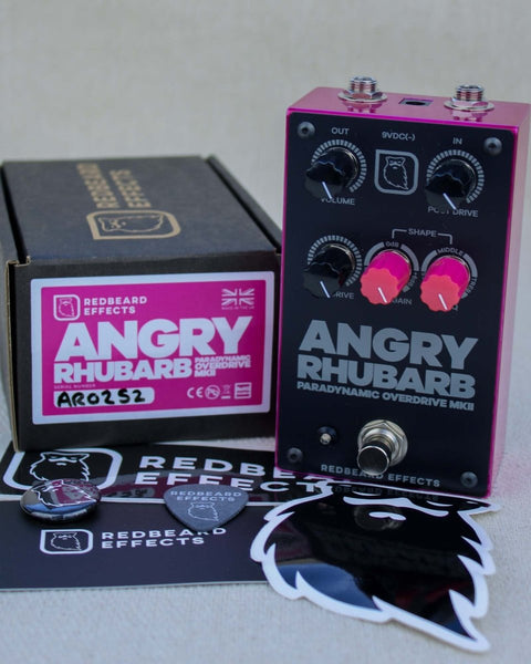 Red Beard Effects Angry Rhubarb Paradynamic Overdrive MK2 FX Pedal [Used] - Pedal Jungle