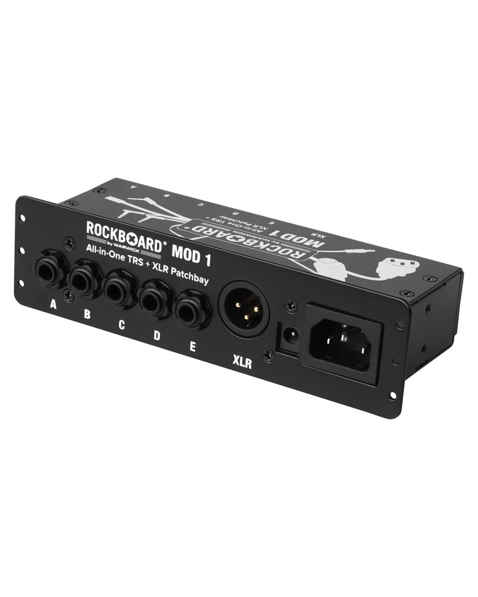 RockBoard MOD 1 V2 TRS, XLR, IEC & DC Patchbay - Pedal Jungle