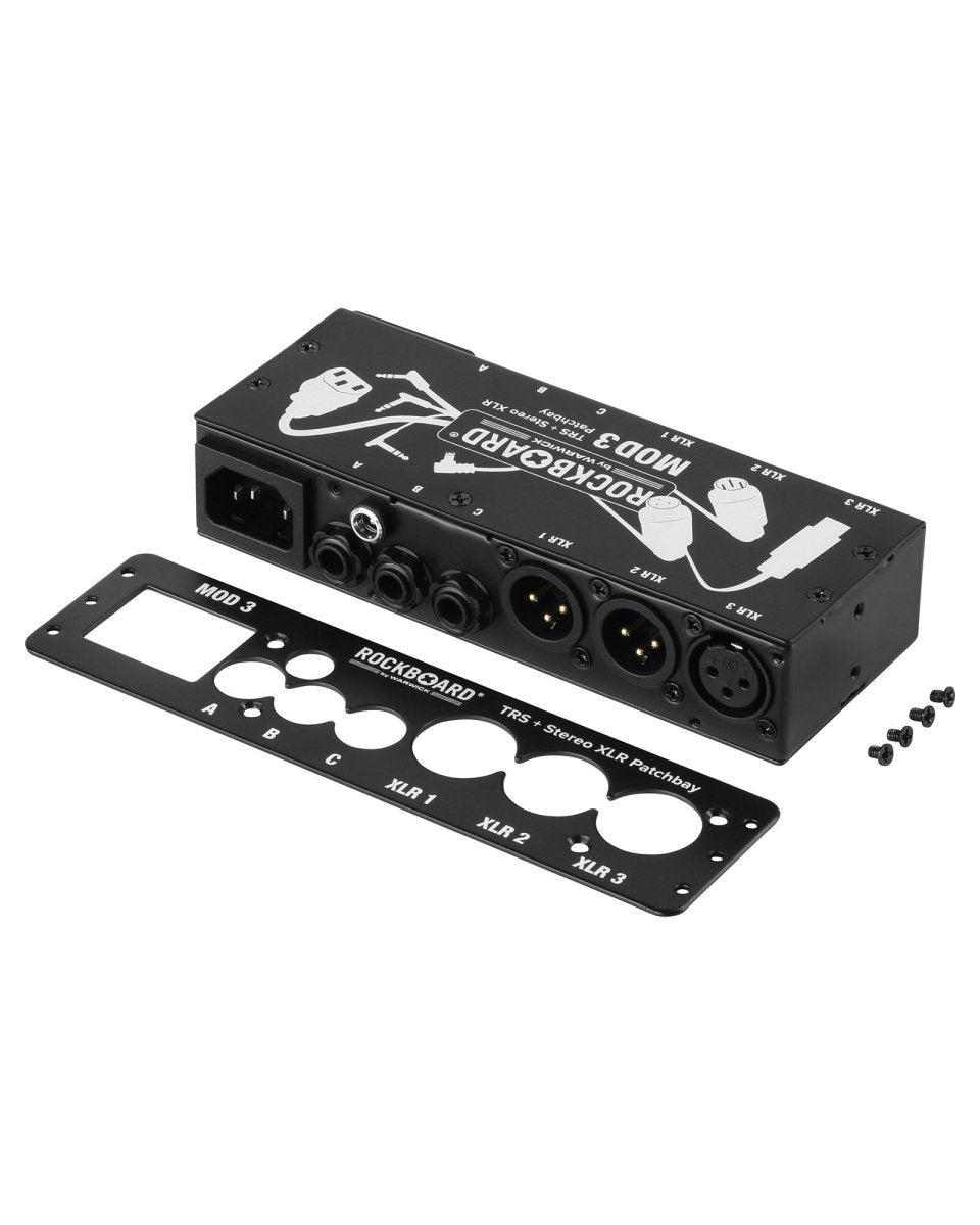 RockBoard MOD 3 V2 TRS, DC, IEC & XLR Patchbay - Pedal Jungle