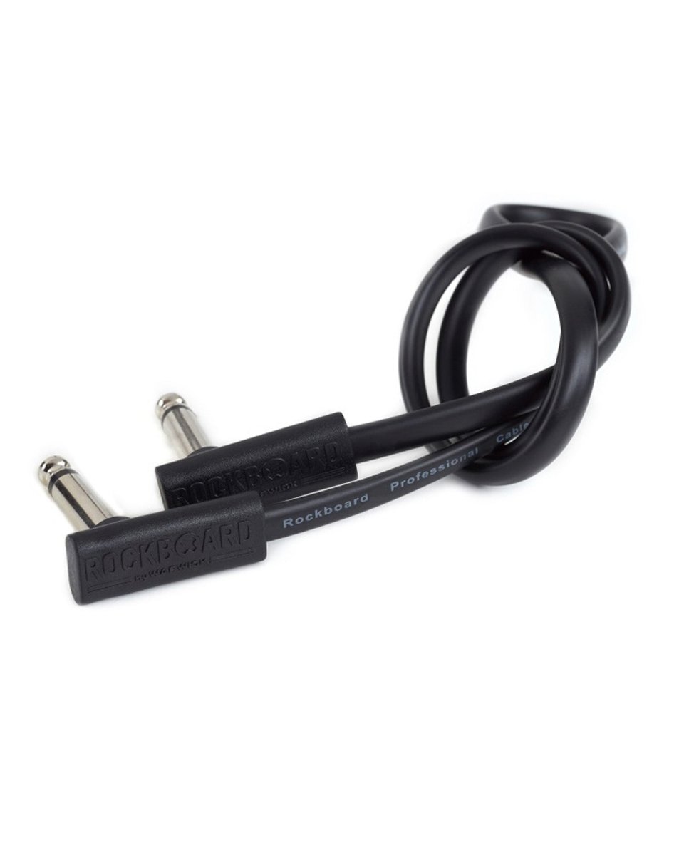 RockBoard Standard Series Flat Patch Cable Black - Pedal Jungle