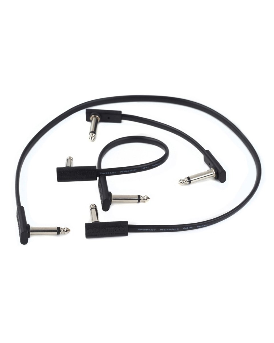 RockBoard Standard Series Flat Patch Cable Black - Pedal Jungle