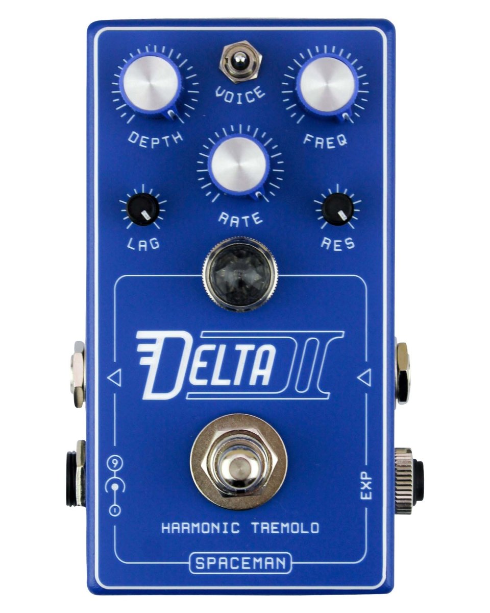 Spaceman Effects Delta II Harmonic Tremolo FX Pedal Blue [Used] - Pedal Jungle