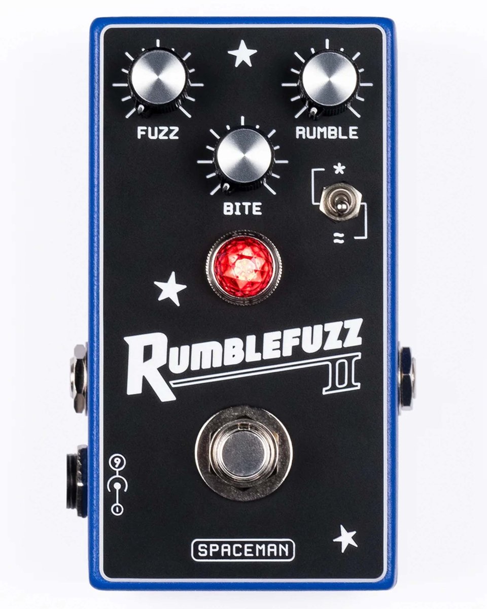 Spaceman Effects RumbleFuzz II FX Pedal Blue - Pedal Jungle