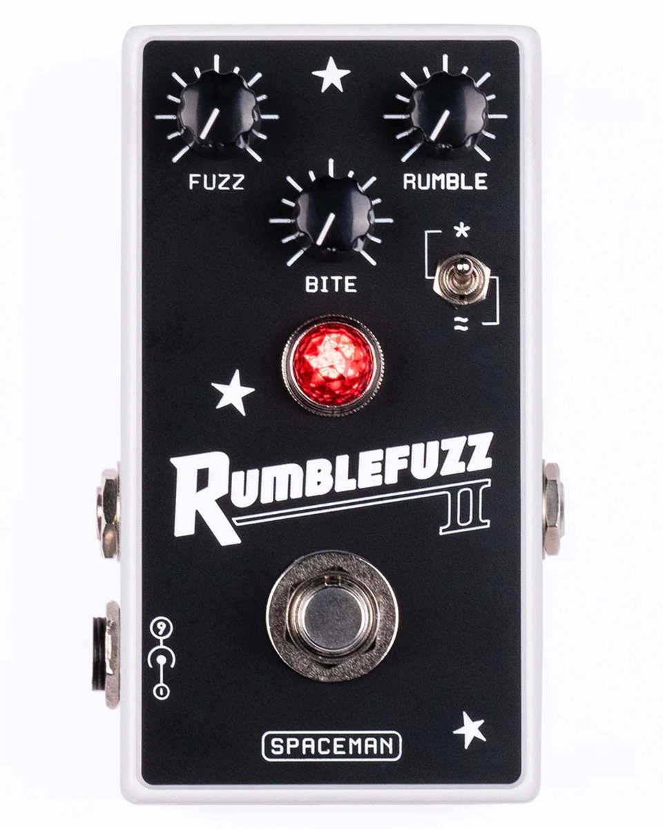 Spaceman Effects RumbleFuzz II FX Pedal White - Pedal Jungle