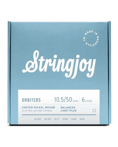 Stringjoy Orbiters Coated Nickel Electric Guitar Strings Balanced Light Plus (10.5 - 50) - Pedal Jungle