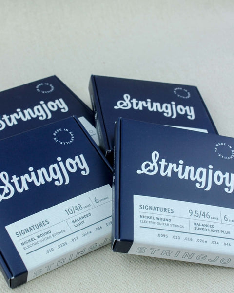 Stringjoy Signatures Nickel Wound Electric Guitar Strings Balanced Medium Gauge (11 - 50) - Pedal Jungle